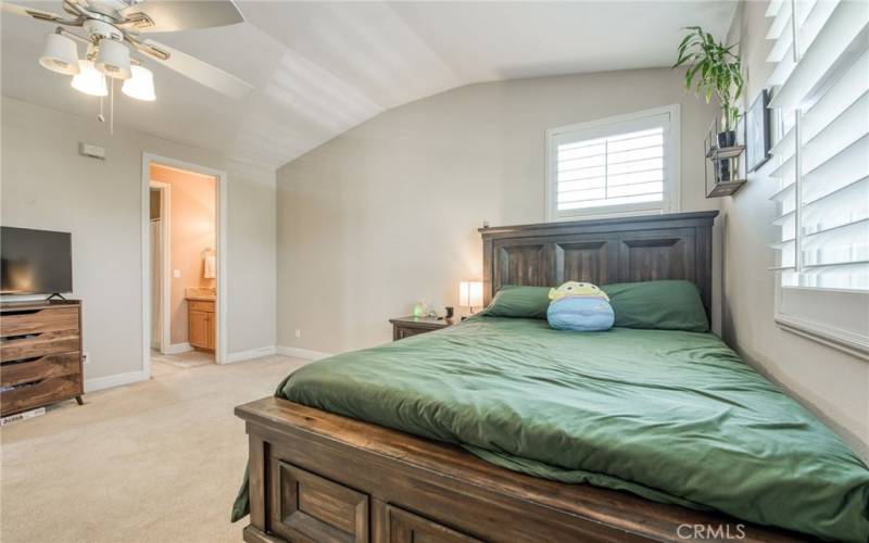 Upstairs bonus room being used as a 4th bedroom