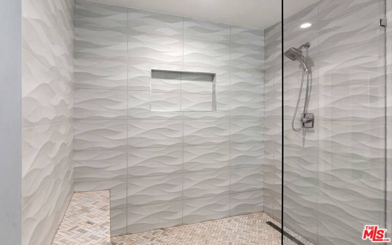 Spacious Standing Shower