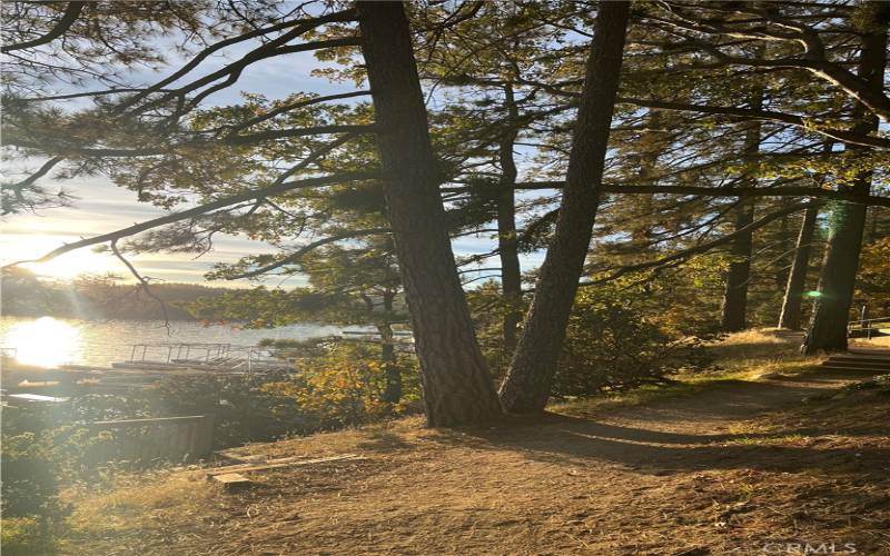 Private lake trail