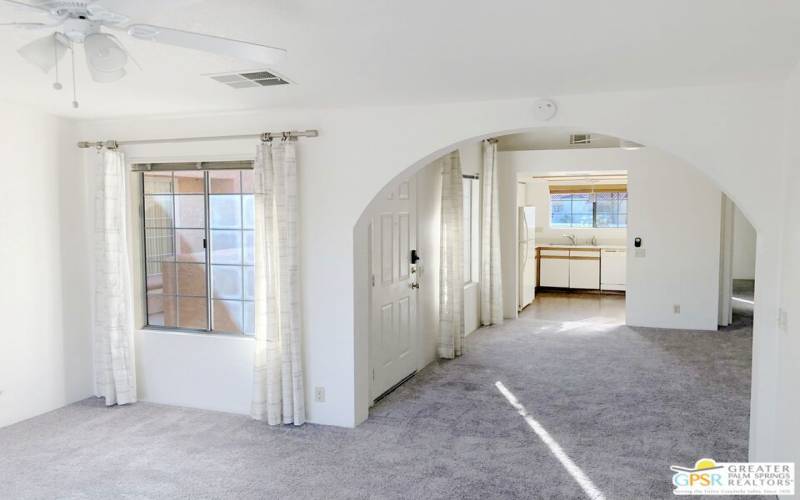 Living Room Looking into Dining Room