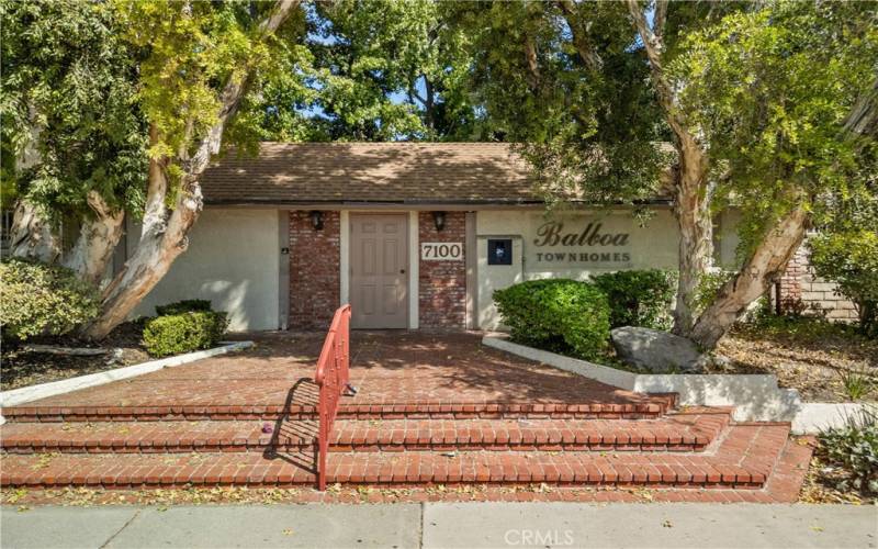 Front entry on Balboa Blvd.