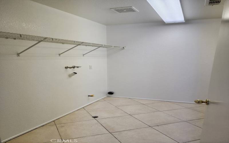 Separate laundry room