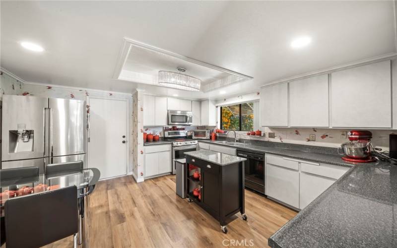 Kitchen with good counter space