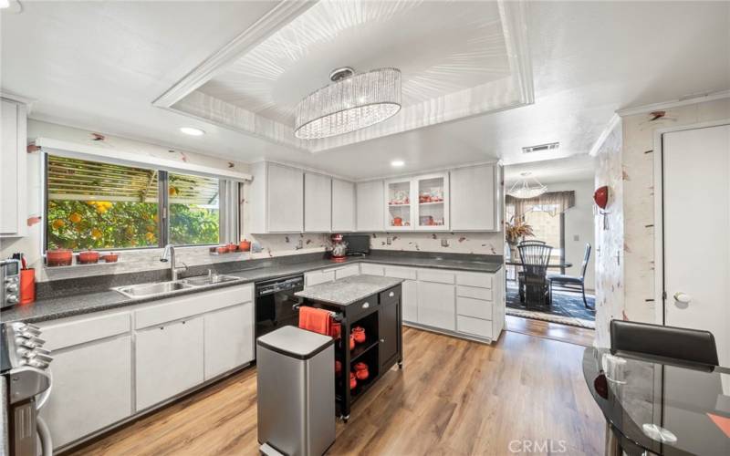 Light and Bright Kitchen with Pantry