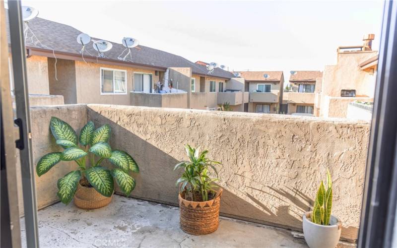 Living room balcony