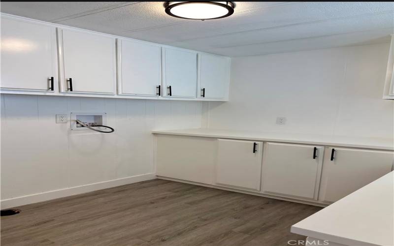 Laundry Room connected to garage entry