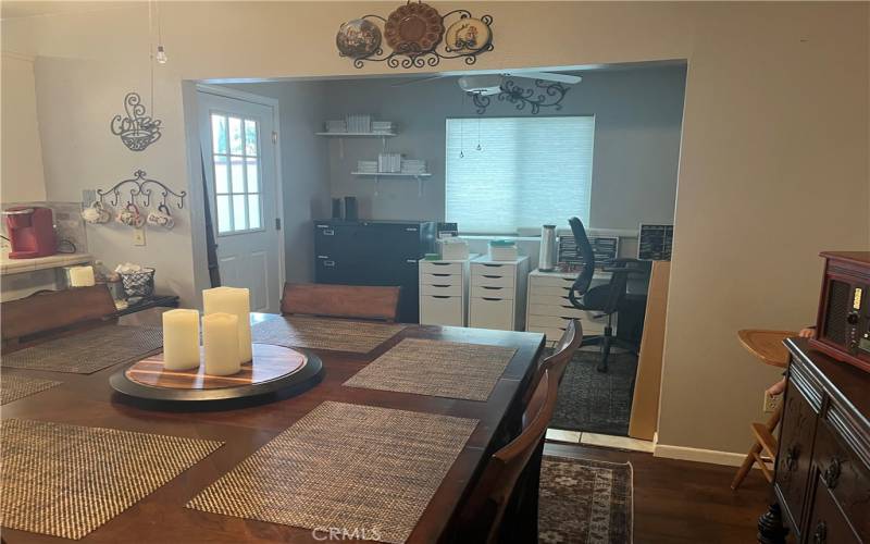 Dining and view of Bonus Room