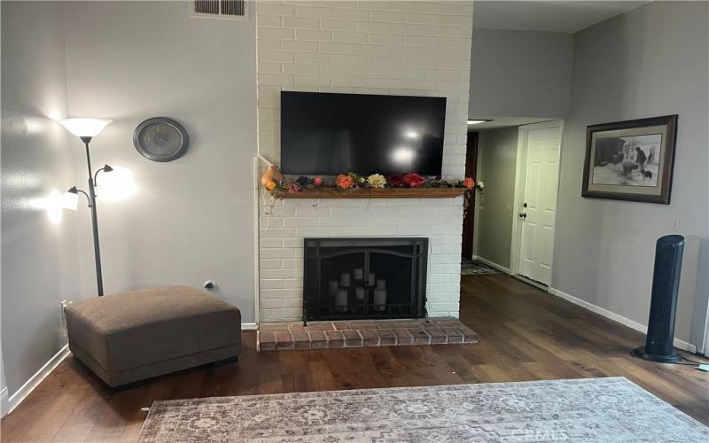 Living Room with Fireplace