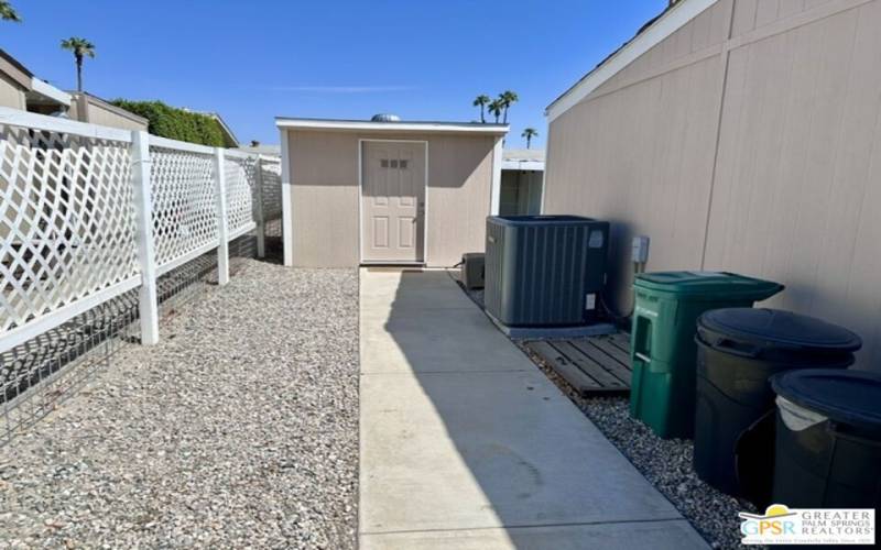 Shed front