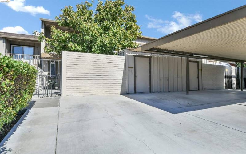 Carport & Storage Room