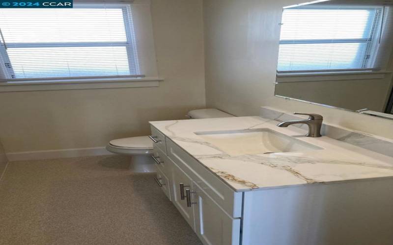 New Bathroom Vanity & Flooring