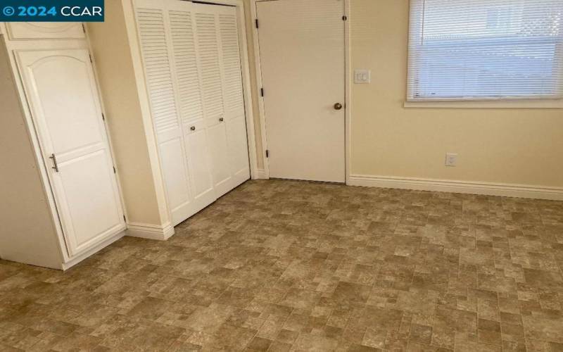 Laundry Closet & Eating Area