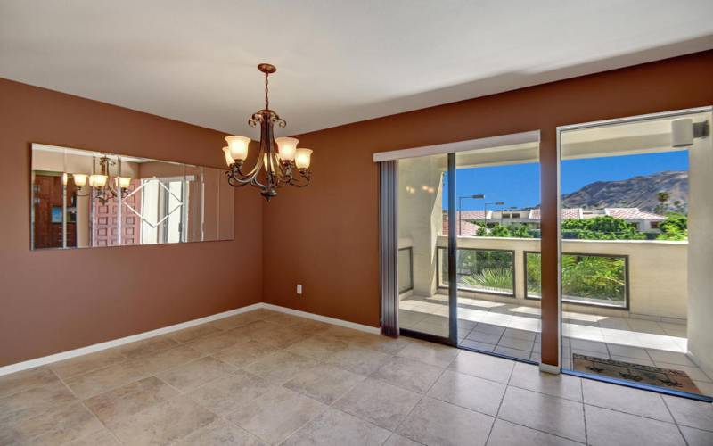 DINING ROOM TO FRONT PATIO AND VIEW MLS