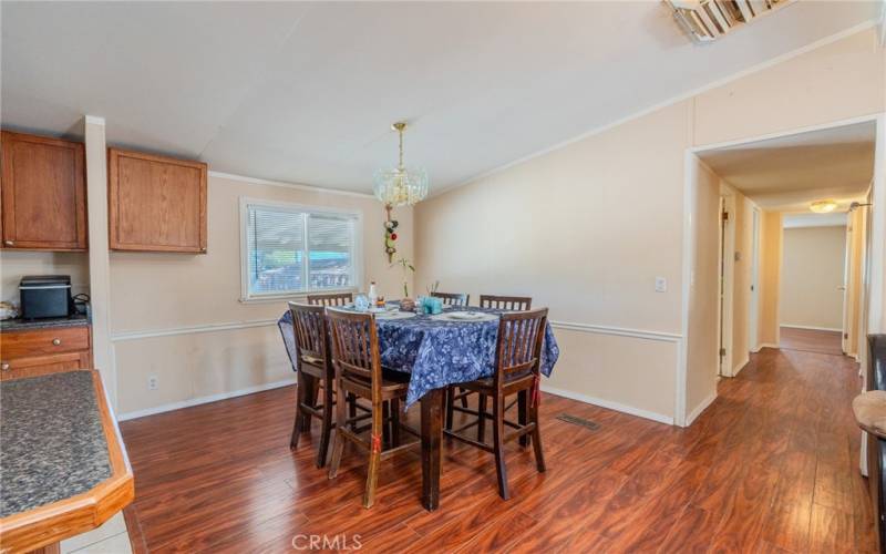 Informal dining room