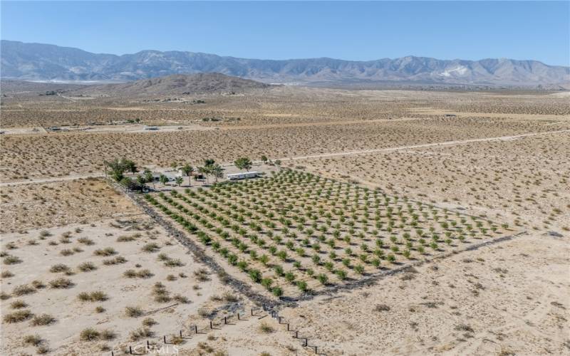 Aerial 7 lot corner view