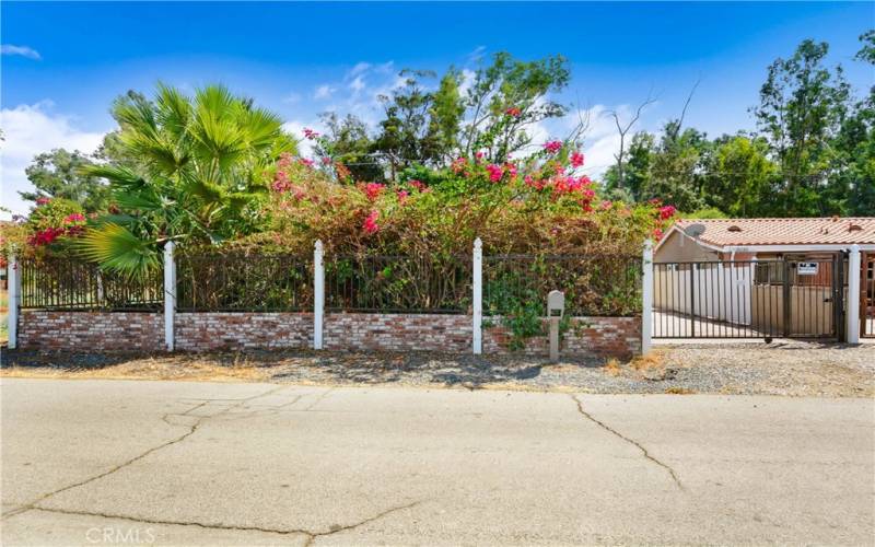 privacy and gated entrance