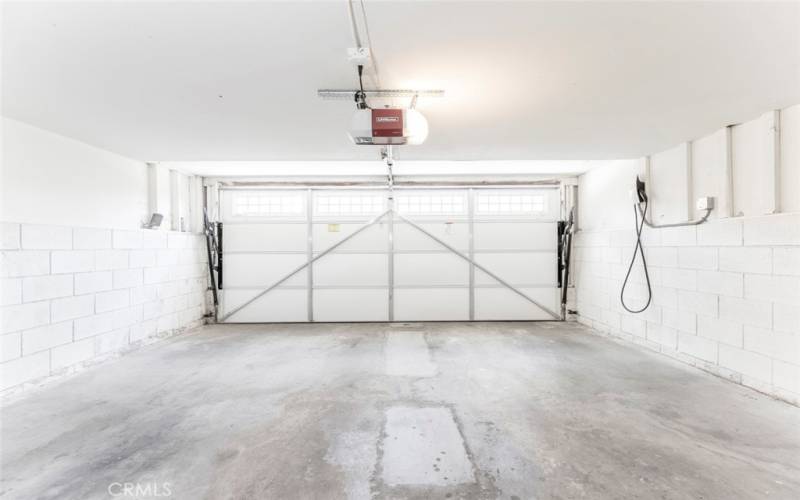 2 car attached garage