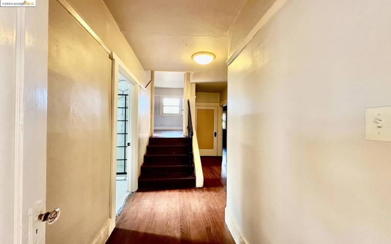 Hallway to Bathroom and Bedrooms