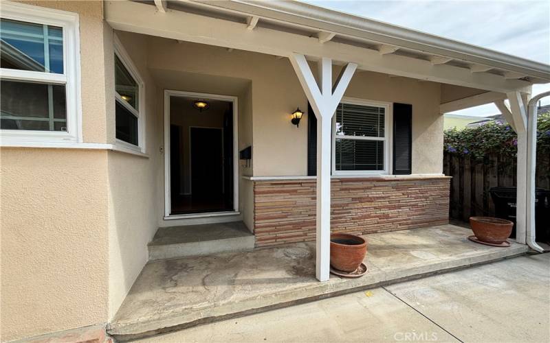 Pretty covered porch