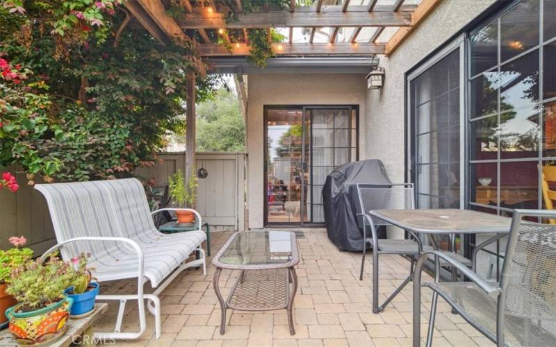 Backyard Patio area