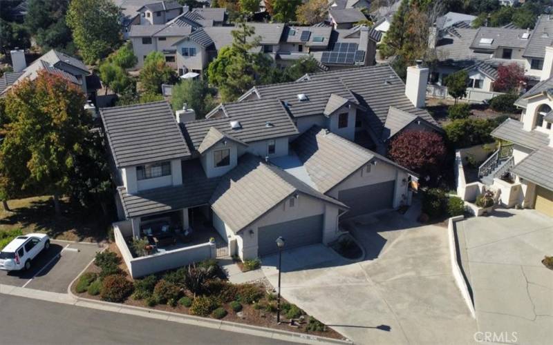 Aerial of Building - 282 Tempus is on right