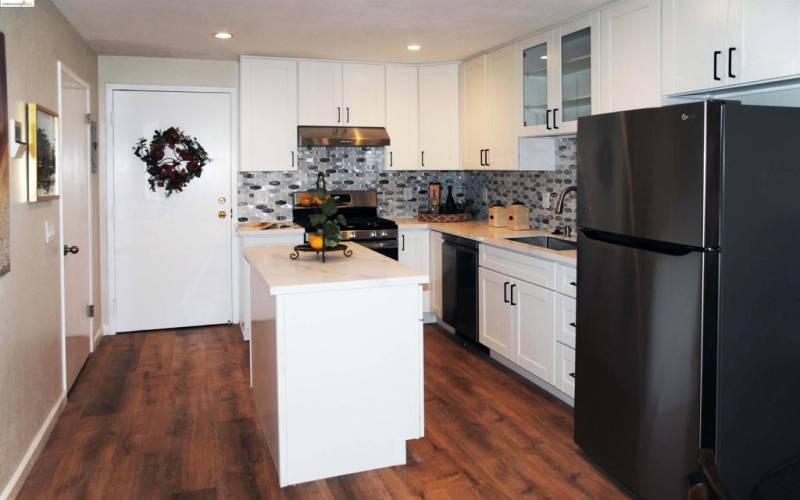 Remodeled kitchen