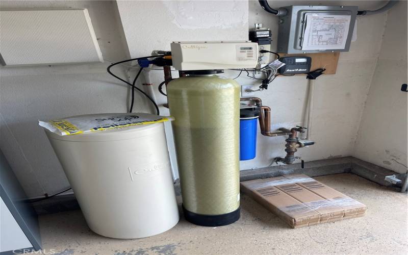 water softener in Garage