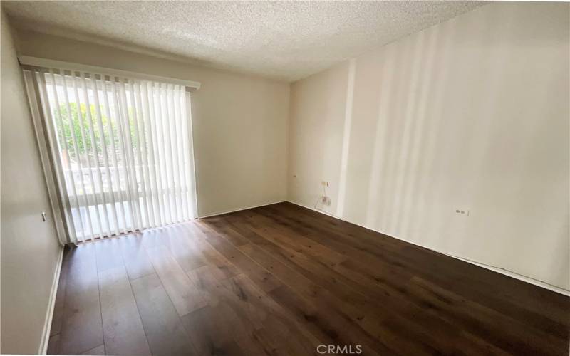 Master Bedroom overlooking the private patio~