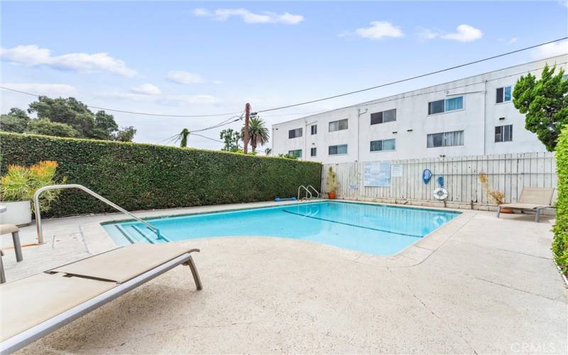 Gated Pool Area