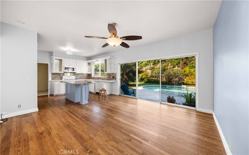 Dining area/family room