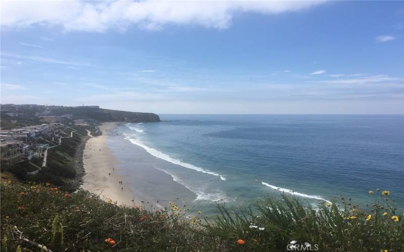 This is the beautiful Strands Beach that lies across the street from this condominium development!