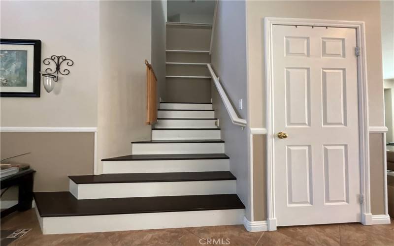 Coat Closet at Stairs