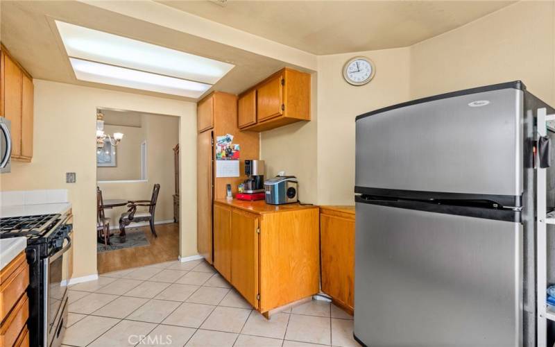 Kitchen looking toward dining area