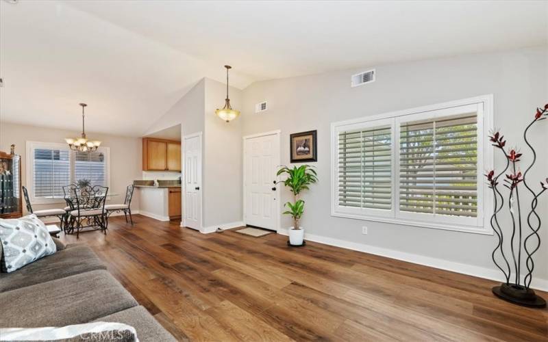 Living Room and Dining Area