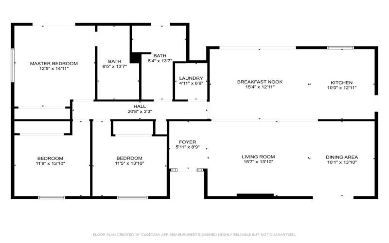 2D Floor Plan for 44725 San Luis Rey Ave