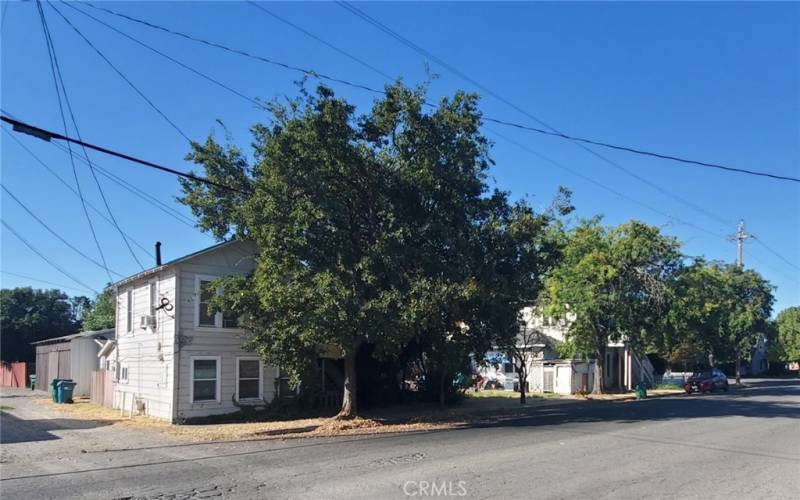 Layout of both buildings on property.