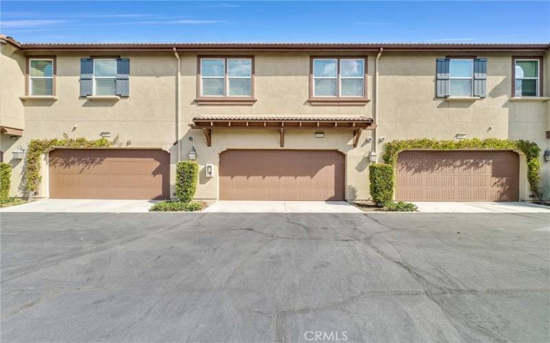 2 car attached garage