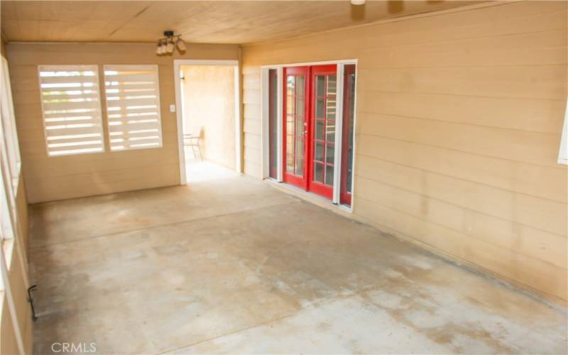 Giant Arizona Room/ enclosed patio on the rear of the home.