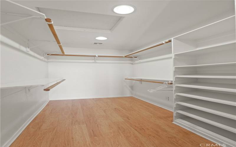 Primary Walk-In Closet