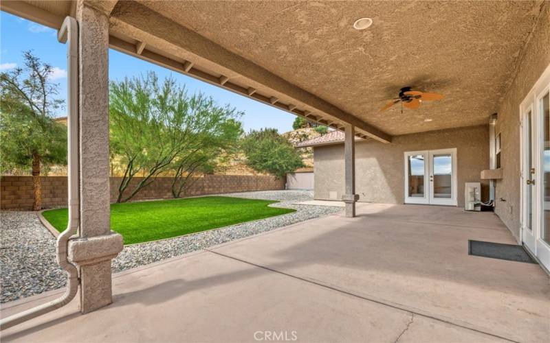 Back Yard Covered Patio