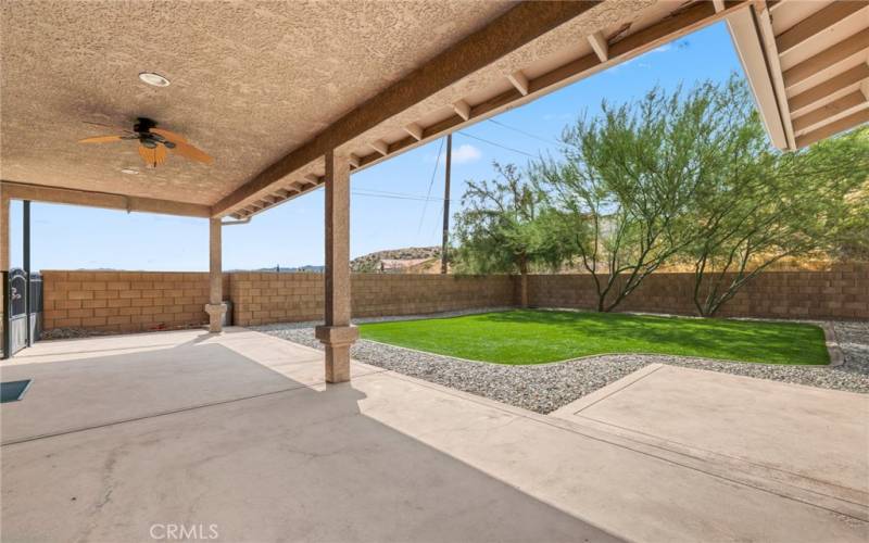 Back Yard Covered Patio