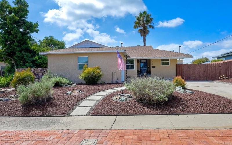 Low maintenance front yard with charming curb appeal~