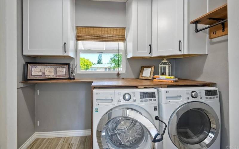 Wonderfully re-created laundry room~