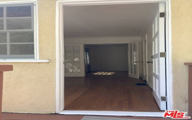 Door from Primary to Balcony/Backyard