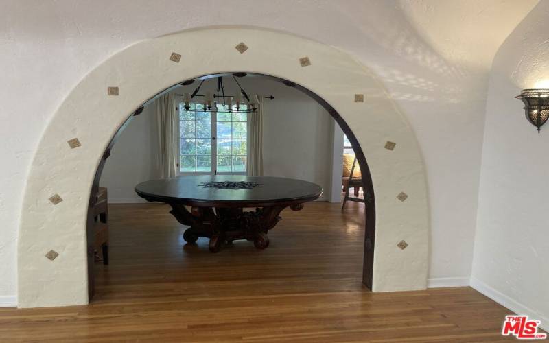 Archway to Dining Area