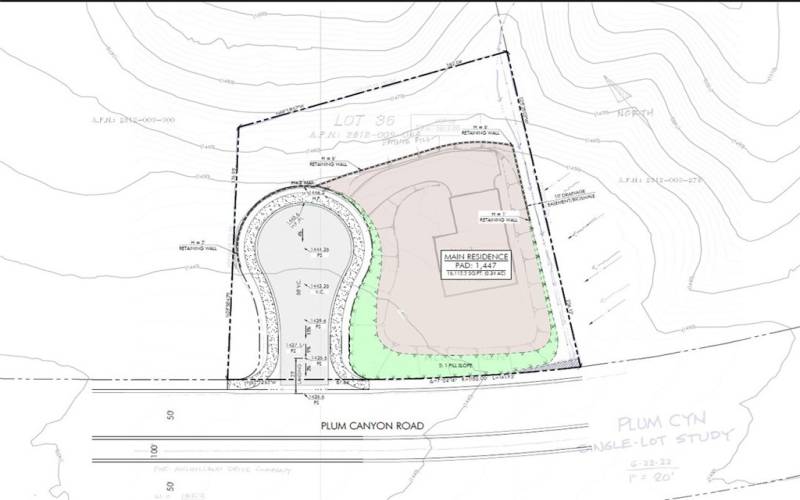 Single Lot Concept Plan ONLY