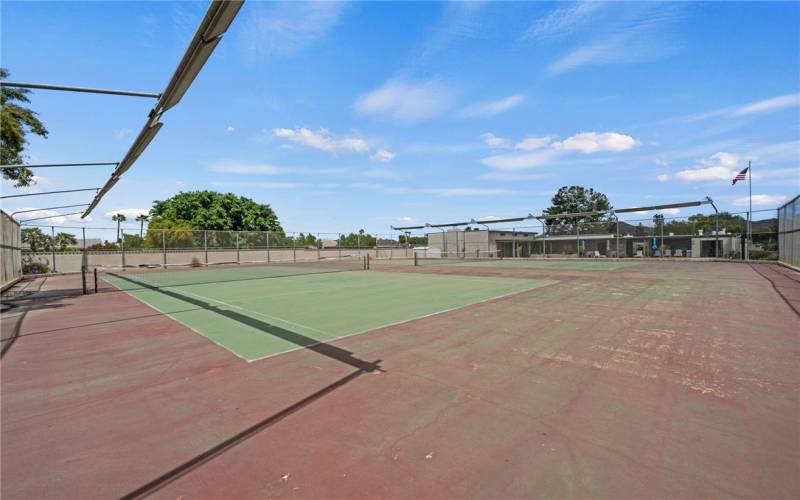 Tennis courts