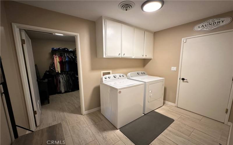 Laundry Area and Additional Room