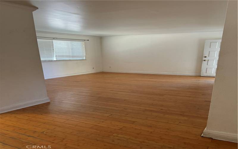 View from Dining area to Living room