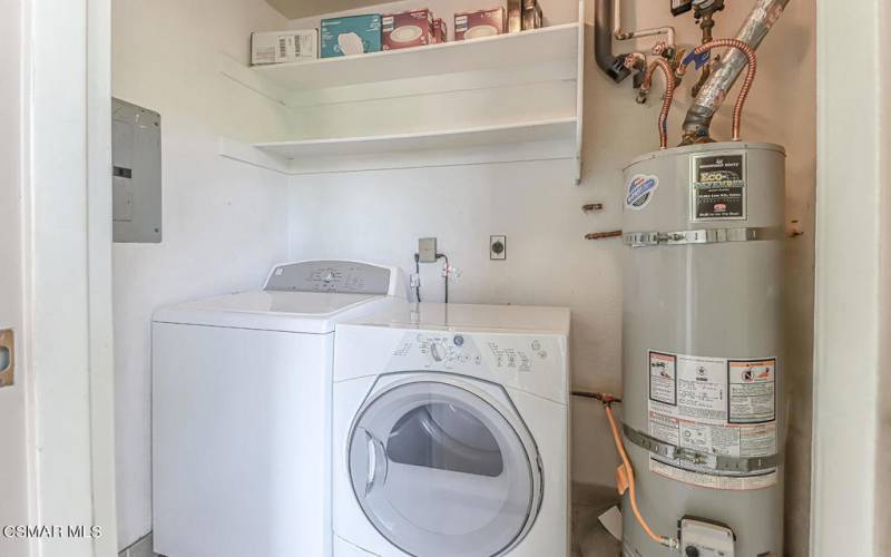 Washer/Dryer in Balcony Closet